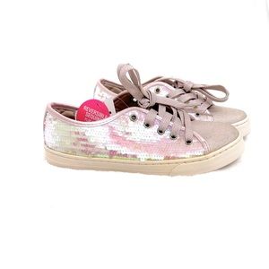 Girls Sequin Low Top Sneakers